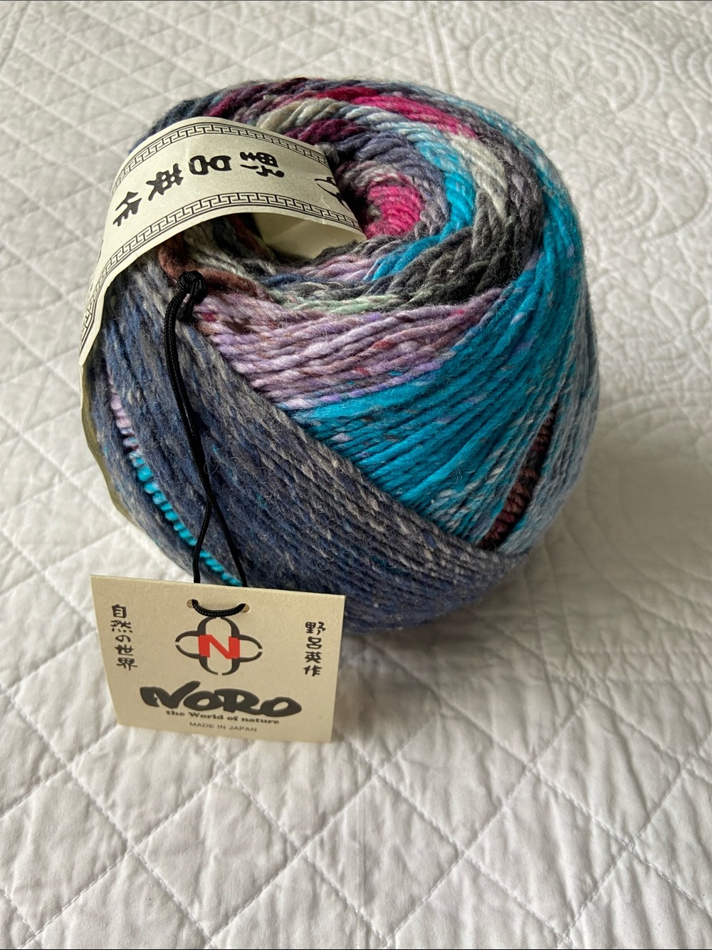 Noro Tsubame Silk-Wool-Blend Yarn in Hakone Colorway 1 Cake 200g 656y NEW